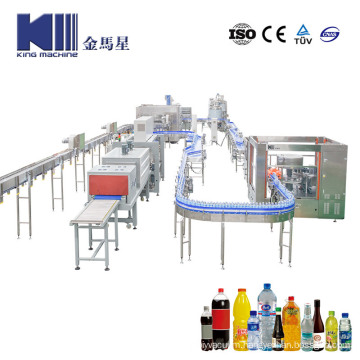 Commercial Glass Bottle Apple Orange Juice Making Fruit Filling Machine Production Line